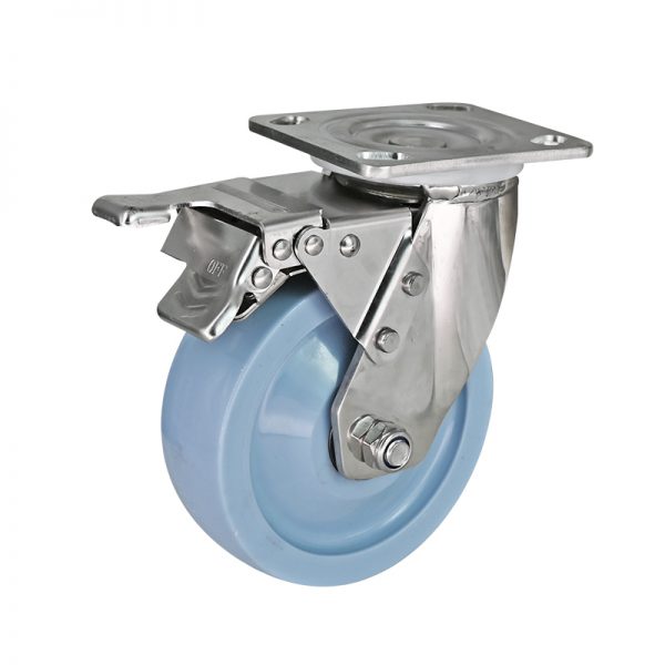 Heavy-Duty Stainless Steel Caster with Jingang Polyamide Wheel