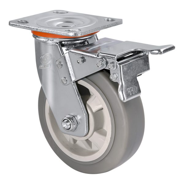 Mingwei Heavy-duty square edge Superman rubber wheel