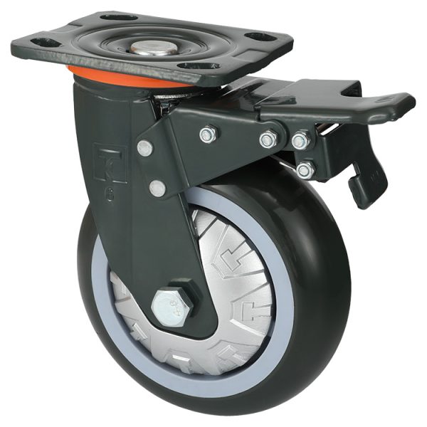 TAHK Heavy Duty Dark Green PU Wheel