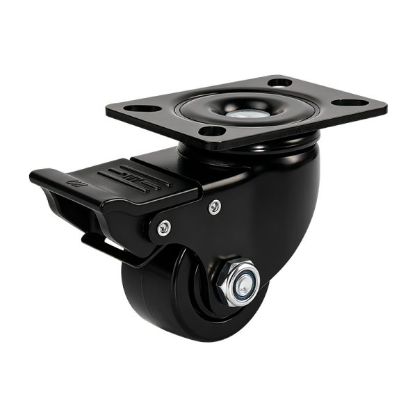 Low-core double-axlenylon cabinet wheels