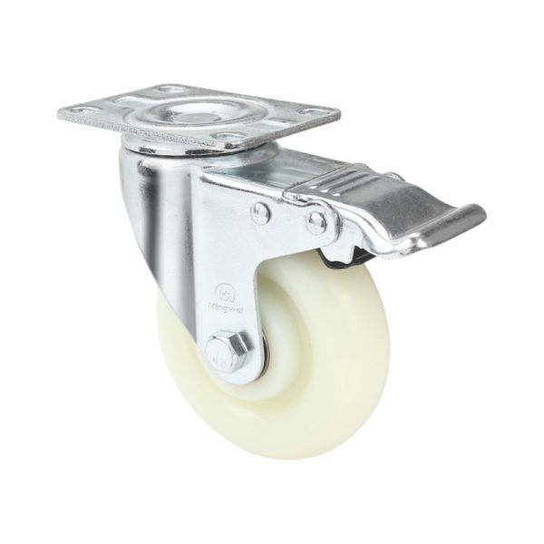 Medium Duty Nylon caster wheel-white