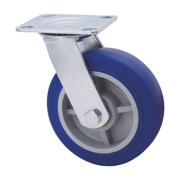 Blue ElasticRubber Caster